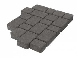  Тротуарная плитка Stellard Старый город 40 мм Серый: внешний вид